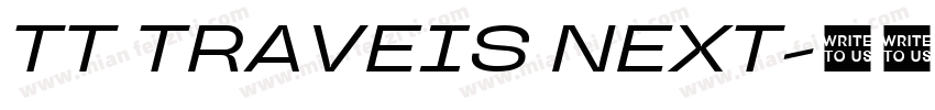 TT TRAVEIS NEXT字体转换